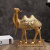 Classic Standing Camels Sculpture Elegant Feng Shui Ornaments Golden Camel Statue  Valentine'S Day