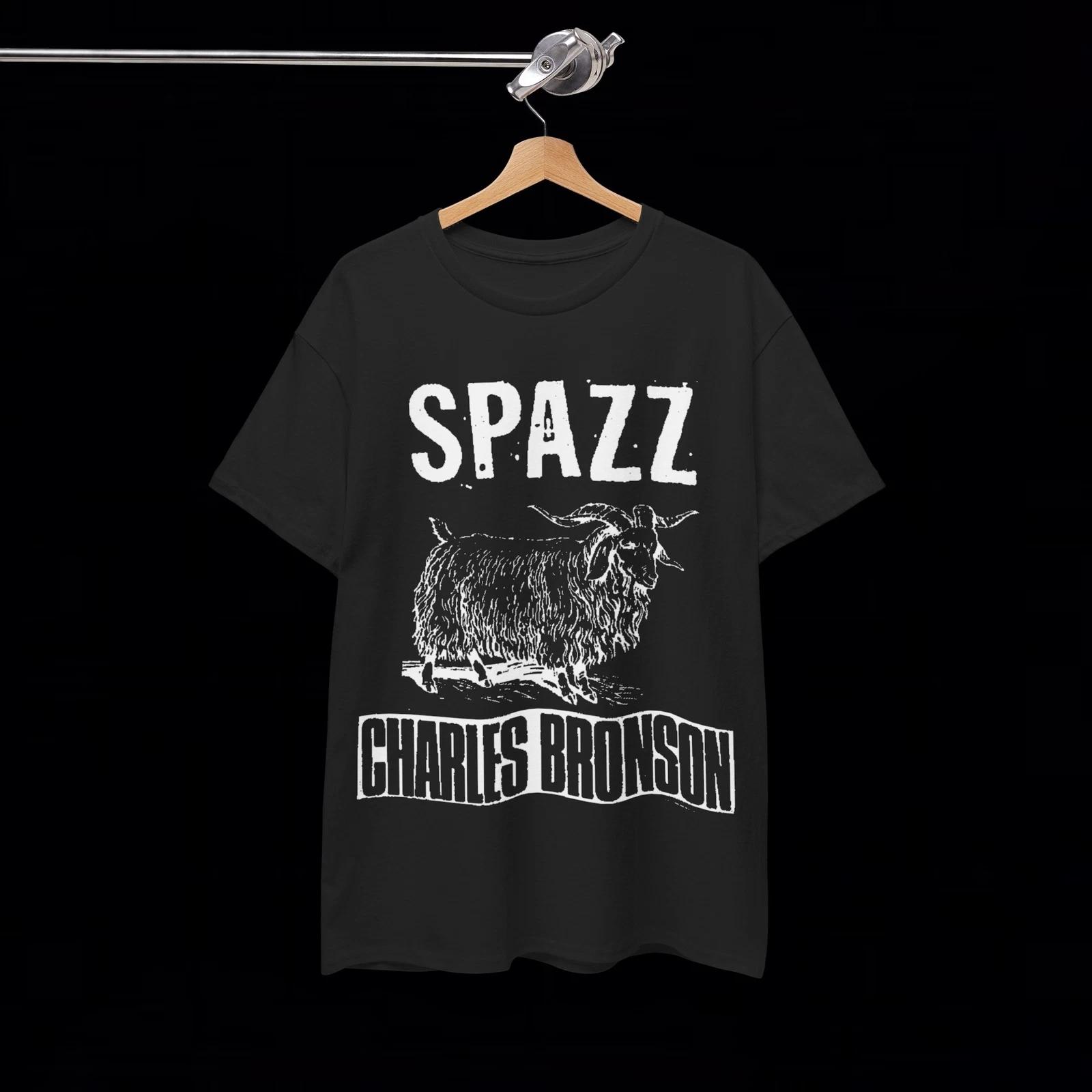 

Spazz Charles Bronson Split T Shirt Power Violence Vintage Crust Grind Mincecore M