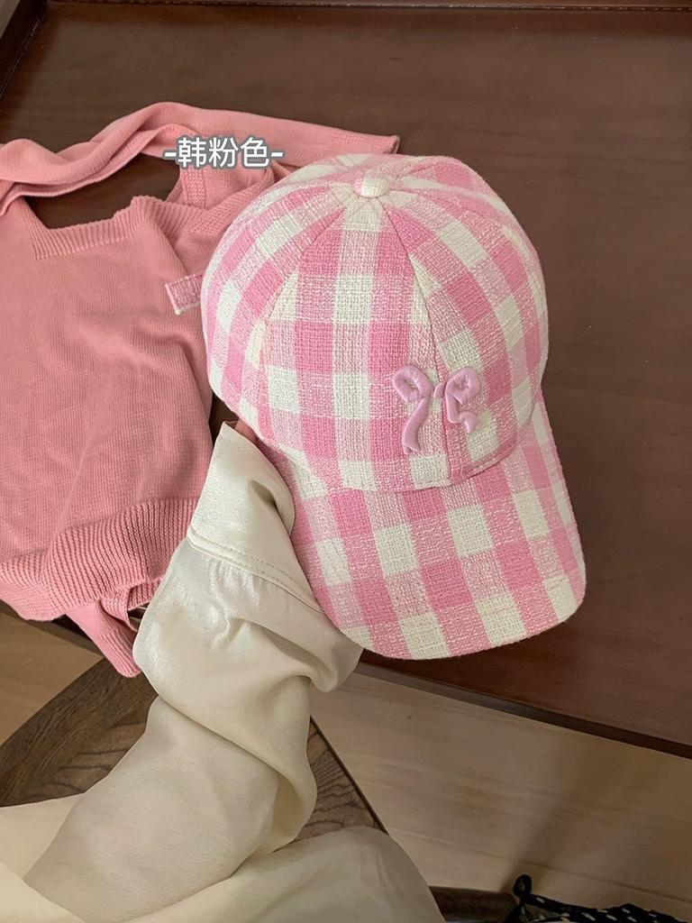 Butterfly Knot Denim Baseball Cap With Sun Protection For Casual Women