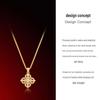 Vajra Cross Pendant: S925 Silver, Ancient Craftsmanship, High-End Versatile Luxury Necklace