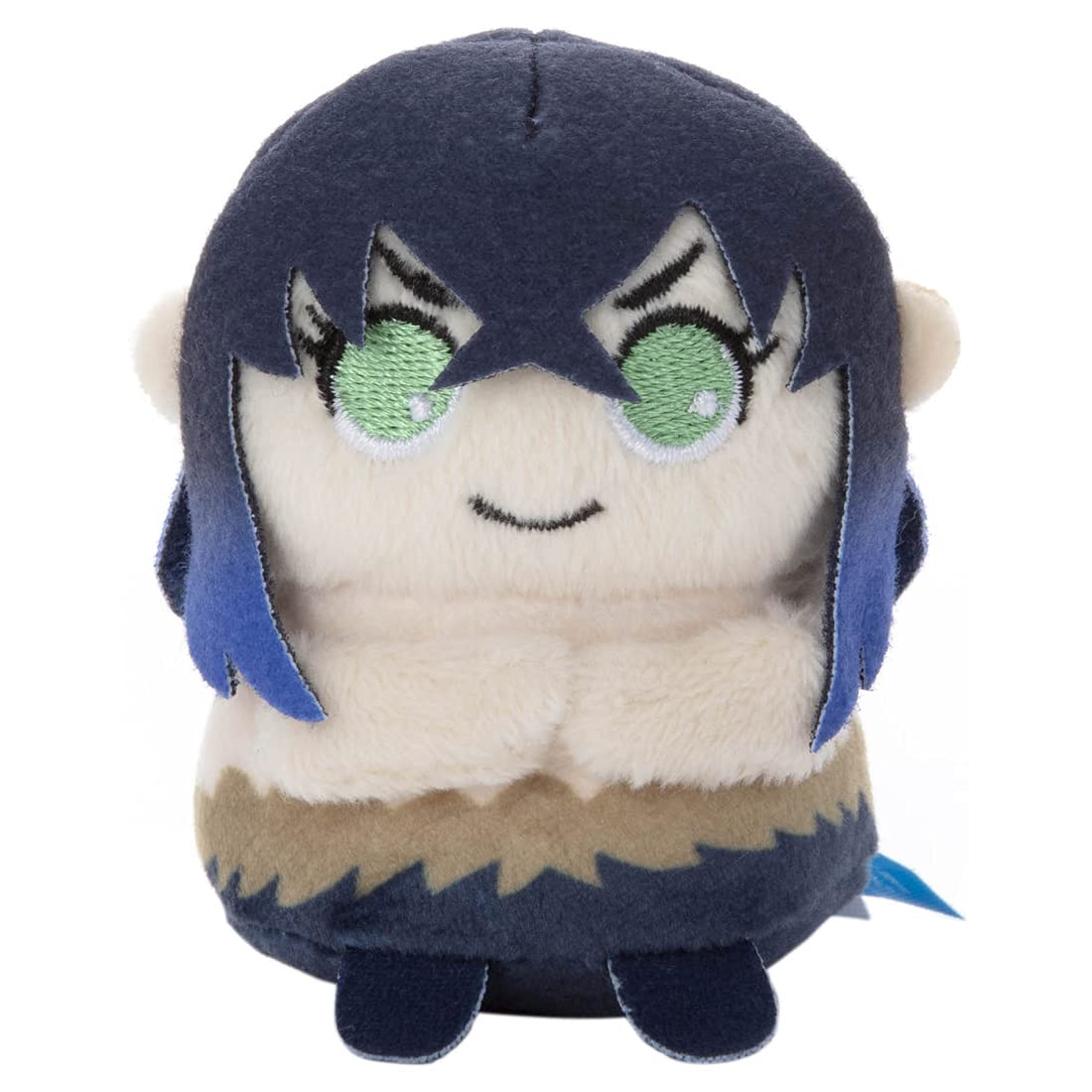 

Demon Slayer: Kimetsu no Yaiba minimaginationTOWN Mini Mini Friends Hashibira Inosuke (Unmasked) Plush Toy, Approximately 7cm Tall