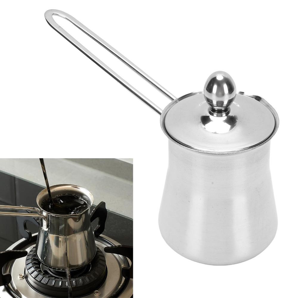 450ml 15.2oz Greek Coffee Pot Heat Resistant Handle Arabic Coffee Pot For Chocolate Melting