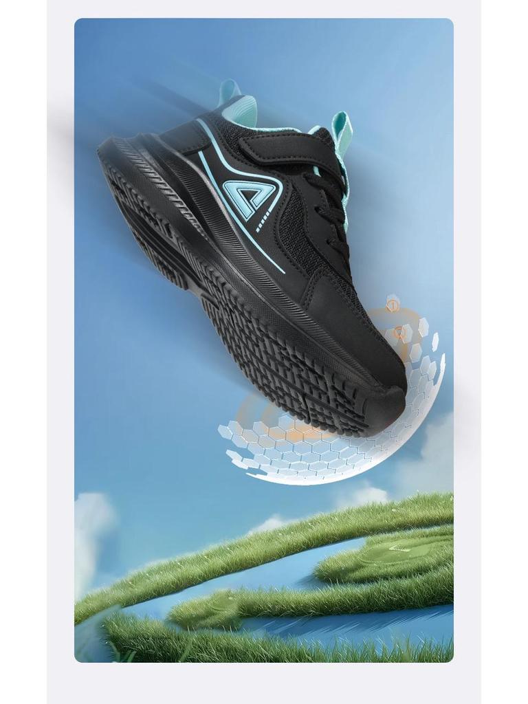 PEAK Boys' Breathable Mesh Sports Shoes - Spring/Autumn, Soft Sole, for Kids