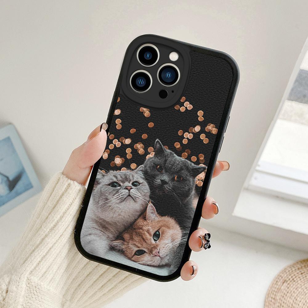 

Забавный мультяшный чехол для телефона с котом для iPhone 14 13 11 12 Pro MAX 13 12 MiNi 7 8 14 plus SE2020 X XS XR Чехлы из овчины iphone 14 Promax