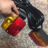 Reliable-1 Set 12V 7 Pin 10M Universal Rear Towing Tail Light For Trailer LED Brake Stop Reflector Lamp For Trailer