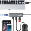 WAVLINK USB Ethernet Prędkość Transferu Danych Aluminiowy Kompaktowy Kompatybilny z Galaxy Tab Matebook Hub/USB3.04 Porty/Port Gigabitowy/Wysoki MacBook/MacBook