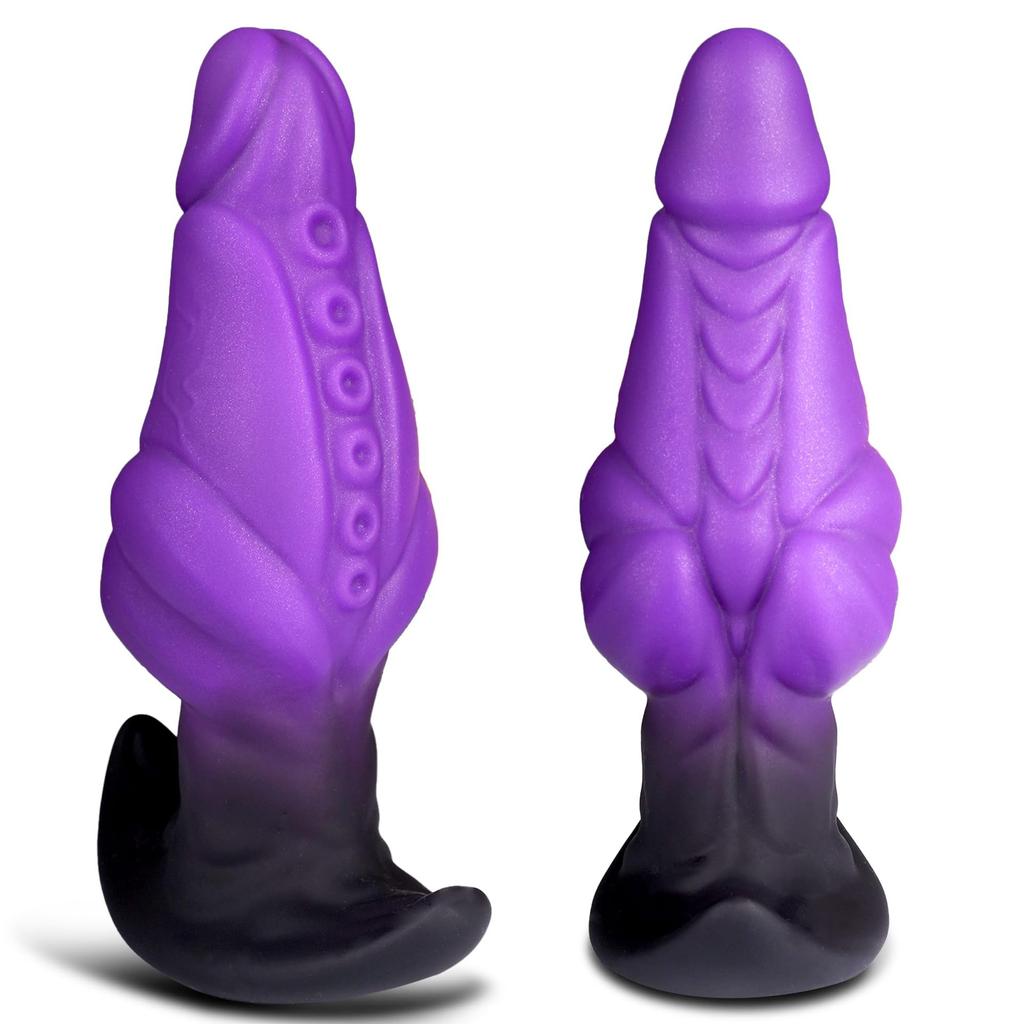 Liquid Silicone Wearable Alien Octopus Anal Plug Female Anal Sphincter Expansion Fist Cross Anal Plug Masturbator Sex Product