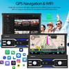 1 Din 7 Zoll Android 10.1 Autoradio Autoradio Unterstützung Wireless Carplay und Android Auto GPS Navigation Wifi Bluetooth USB FM Rückansicht