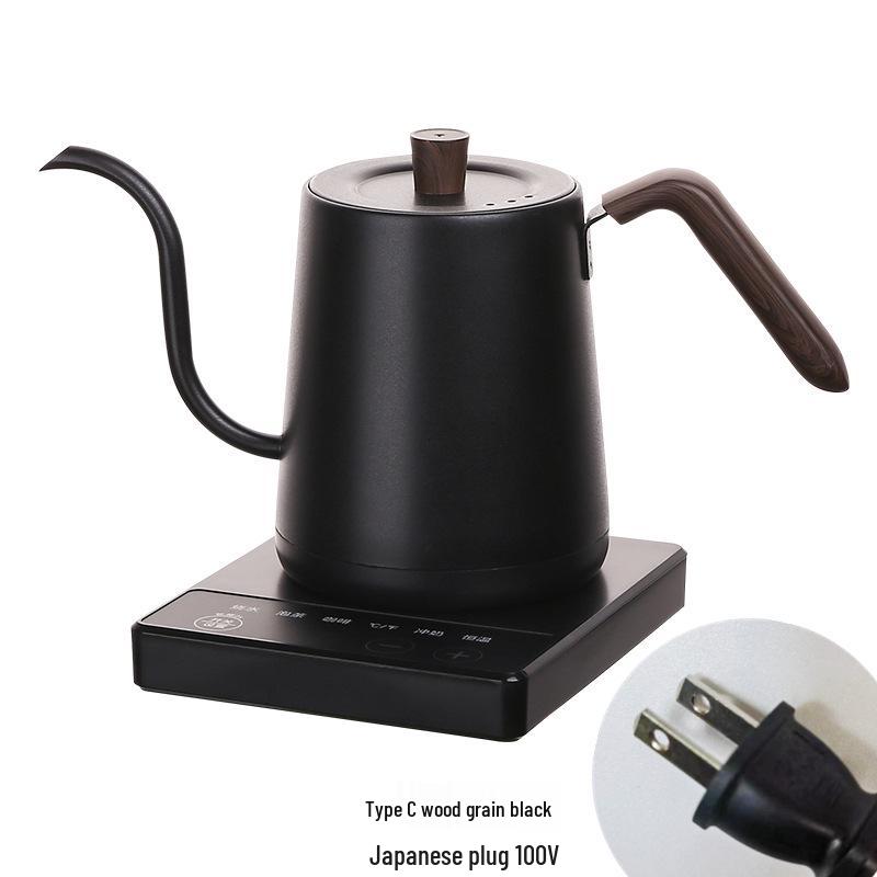 Stainless Steel Electric Gooseneck Kettle with Temperature Control