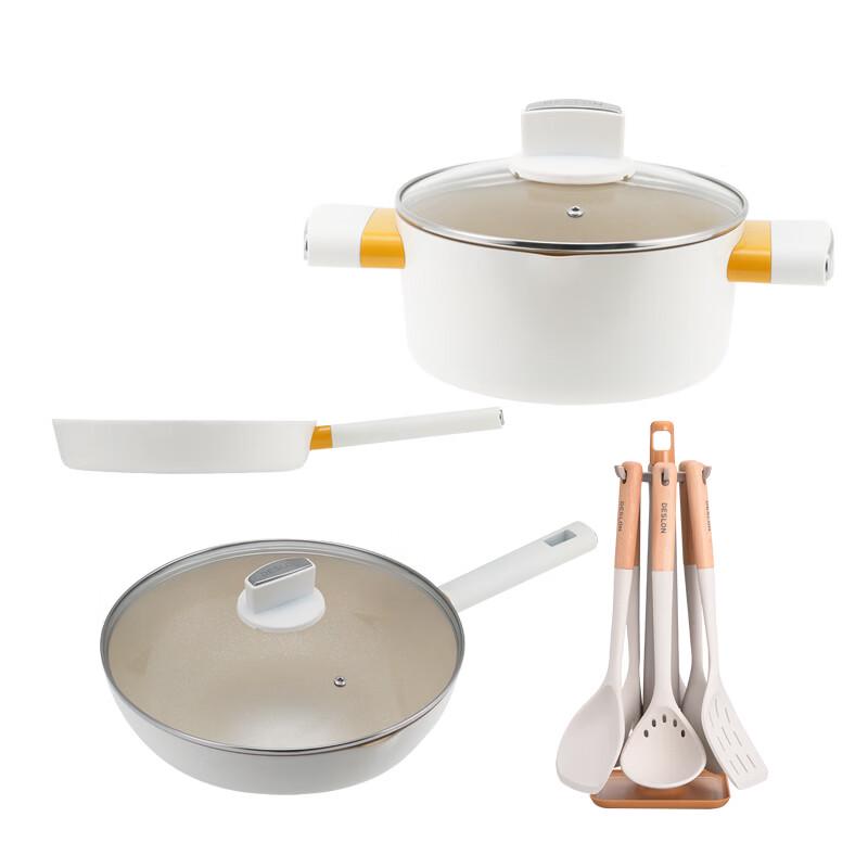 DESLON Silver Moon Maifan Stone Non-stick Cookware Set