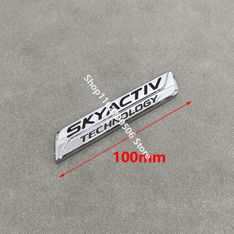 3D ABS Schwarz Buchstabe Heckklappe Heck Auto Emblem Abzeichen Aufkleber Dekoration Aufkleber Für Mazda 3 Mazda 6 Logo Modifizierte Zubehörteile