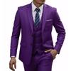 Two-piece Suit Men's Fashionable Gentleman Business British Style Solid-color Banquet Host Casual Wedding Suit