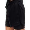 H M Double Layer Sport sHorts dryMove Black