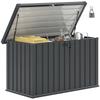 400L Galvanised Steel Garden Storage Box