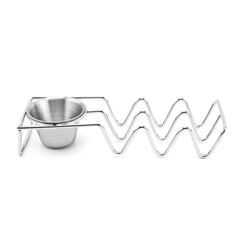 Stackable Taco Holder Stand Wave Shaped Tray Plate Portable Taco Shell Stand  Oven