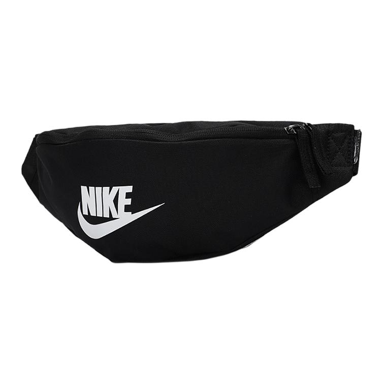 New Nike Heritage 3L Waist Bag Black/Black/White DB0490-010