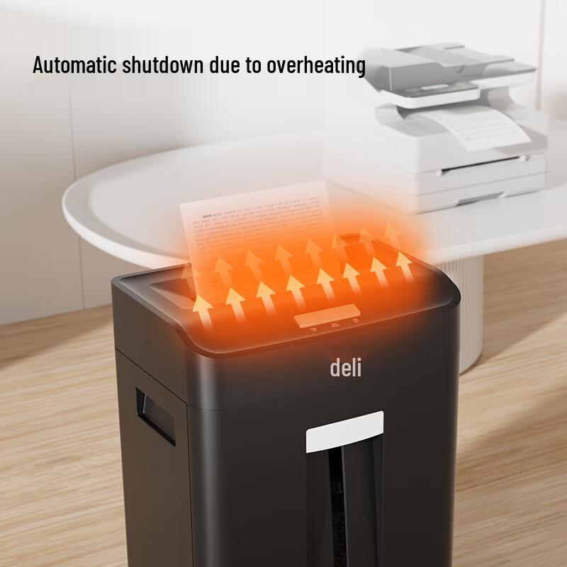 Deli 14436 Commercial High-Security Shredder CN plug (adapter included)