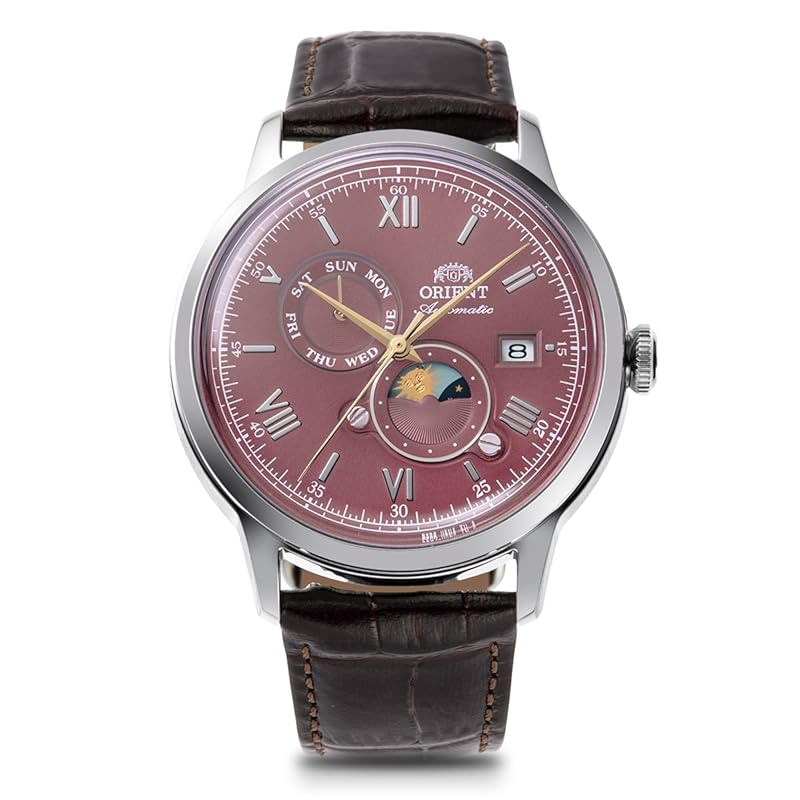 

[Orient Clock] watch Bambino bambino SUN&MOON sun and moon automatic watch mechanical automatic Comes with domestic manufacturer warranty RN-AK0807R