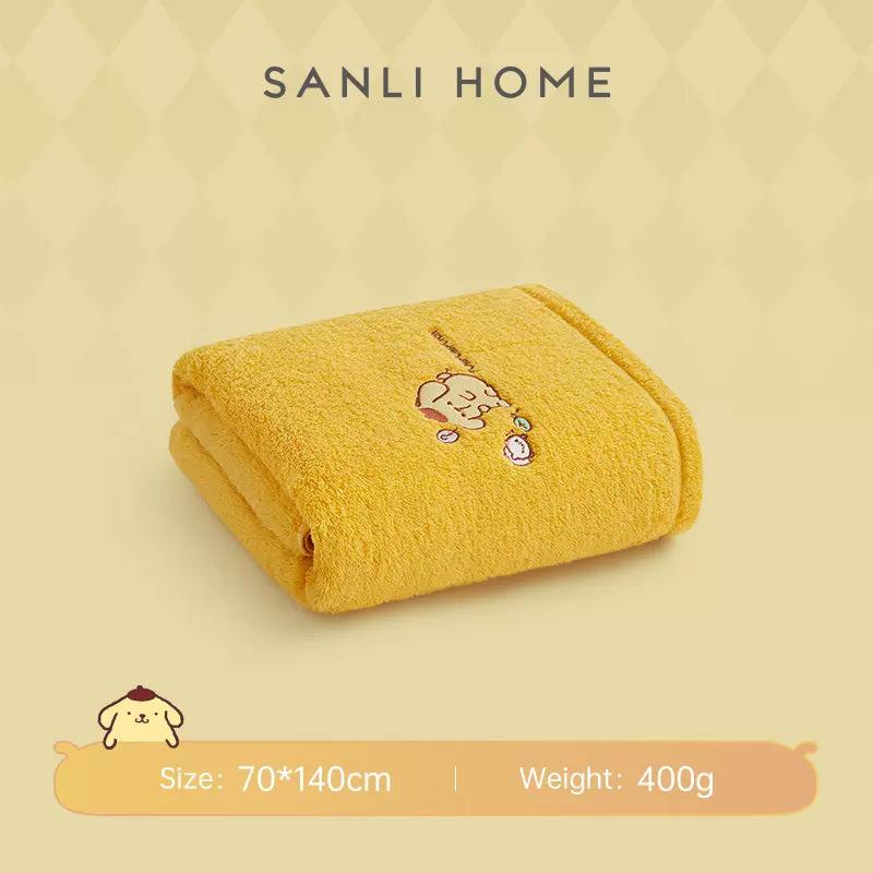 

Towel Sanrio pure cotton baby swimming towel new cotton couple adult 70*140 темно-жовтий колір