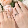 Der kleine Prinz & Rose Offene passende Ringe - Einfacher Mode-Stil für Paare