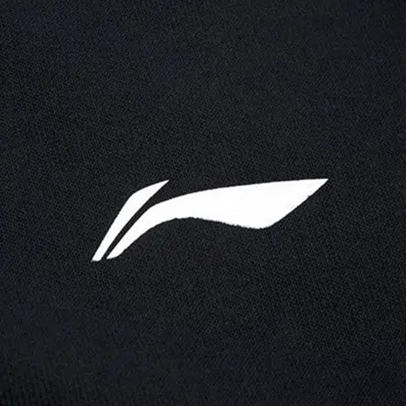 Li Ning Letter Print Fashion Trendy Fleece Warm Comfortable Versatile Crew Neck Pullover Long Sleeve Sweatshirt Casual Sports Suit AWDTE67-2-YYK81-1