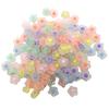 50Pcs DIY Accessories Charm Decorative Multicolor Cute Mini Flower Beads Ornament Jewelry Making Hairwear Accessories