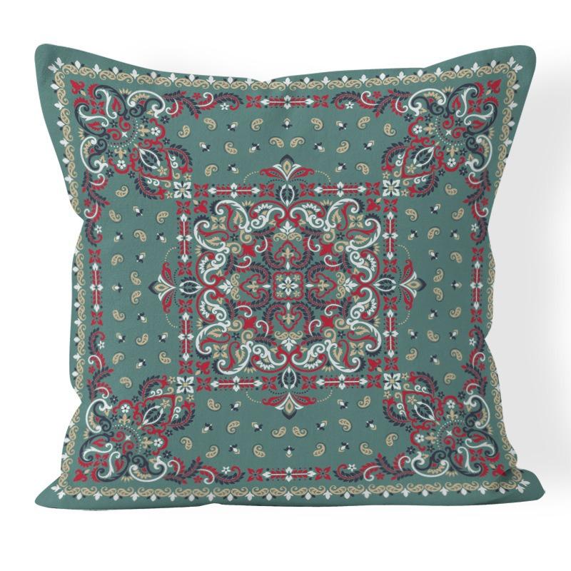 Bohemian Retro Style Decorative Car Cushion Office Bedroom Living Room Sofa Cushion Pillow Cover