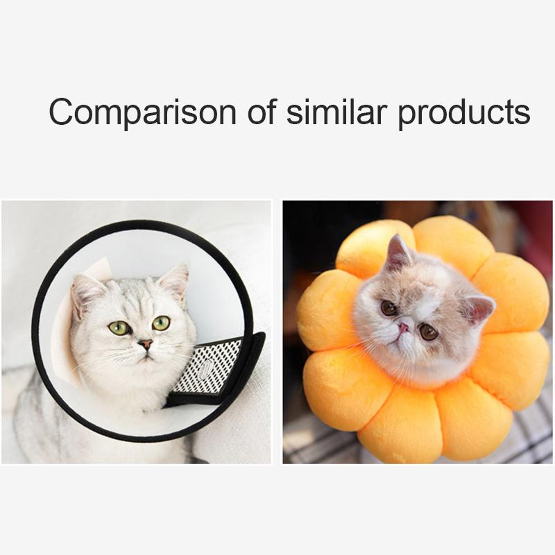 Ademend Kattenmuilkorf Anti-Bijt Verzorgingsmasker Anti-Likken Beschermende Ruimtekap