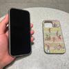 Lovely Cartoon C-Curious Georges Corrugated Stripe Phone Case For iPhone 17 16 15 14 13 12 11 Pro Max Plus Pro Shockproof Cover