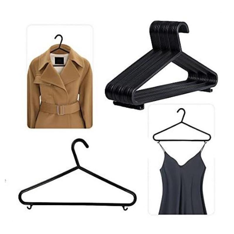 Durable Pp Clothes Hangers Student-friendly Multi-functional With Hooks