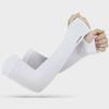 UV Solar Arm Sleeves Woman Men Cycling Fingerless Gloves Cool Muff Summer Ice Silk Elastic Arm Cover Driving Anti-Sunburn Sleeve