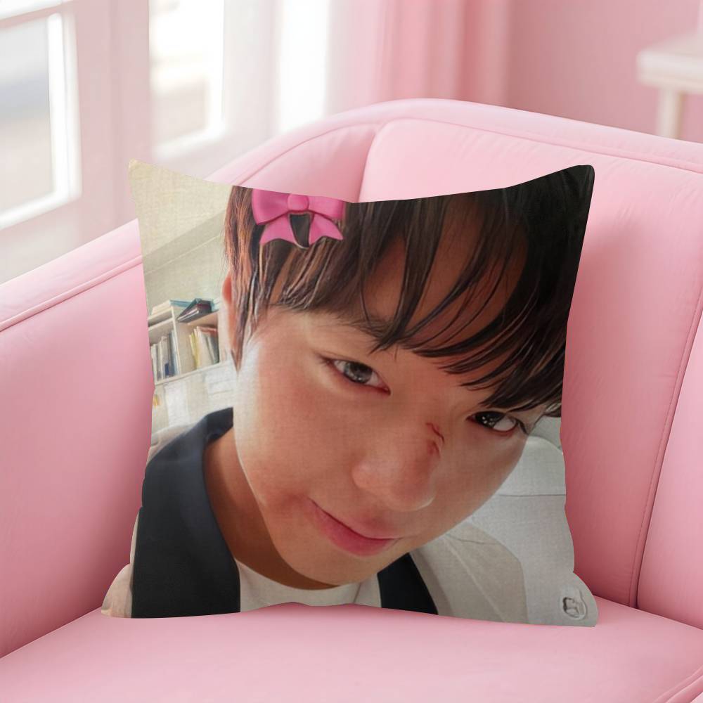 WWeak HHero PPark JJihoon   Personalized Pillow Cover Kids Bedroom Wild Party Decor Pillowcase kid Birthday shower Gift
