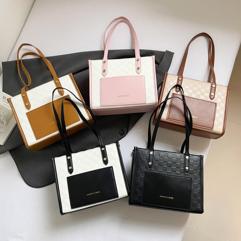 Big bag women's bag new tote bag women's large-capacity work commuter bag textured shoulder bag