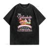Funny Bakeaholic Baking Lover Cupcake Donut Dessert Print Casual T Shirt Vintage Washed Streetwear Graphic Soft