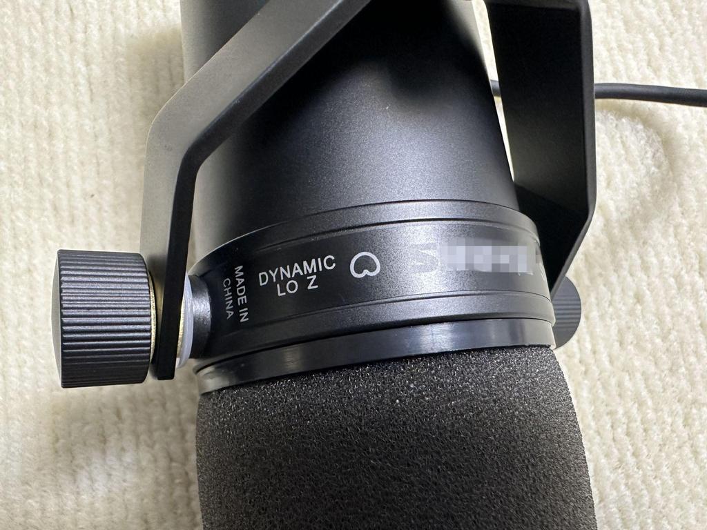 SM7B Professionell Kabelbunden Dynamisk Mikrofon för Liveinspelning och Sändning