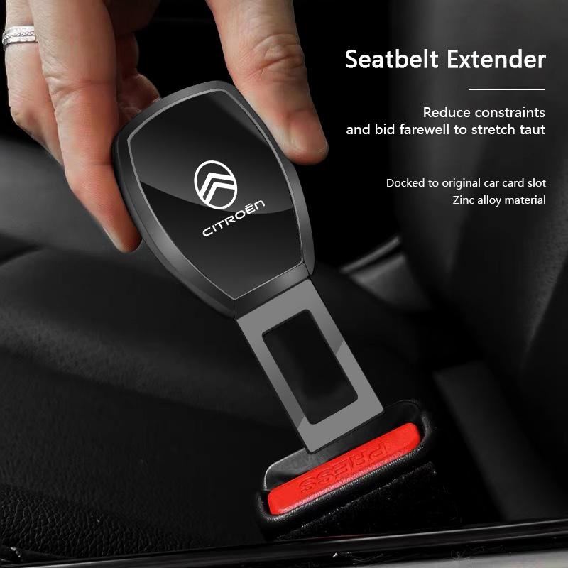 Car Interior Seat belt Clip Metal Extenders Car Accessories For Citroen C5X e-C4 X C4 C3 C5 Berlingo C-Elysee C-Crosser C1 C6 C2