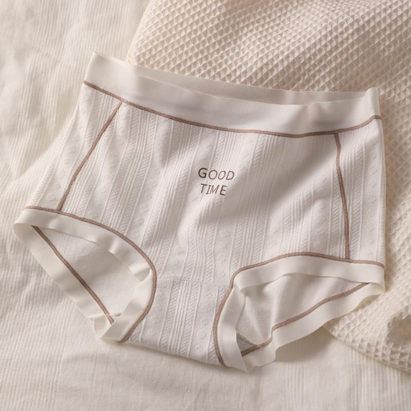 Women Underwear Cotton Panties Cute Panty Middle Waist Briefs Comfortable Soft Underpants M-XXL