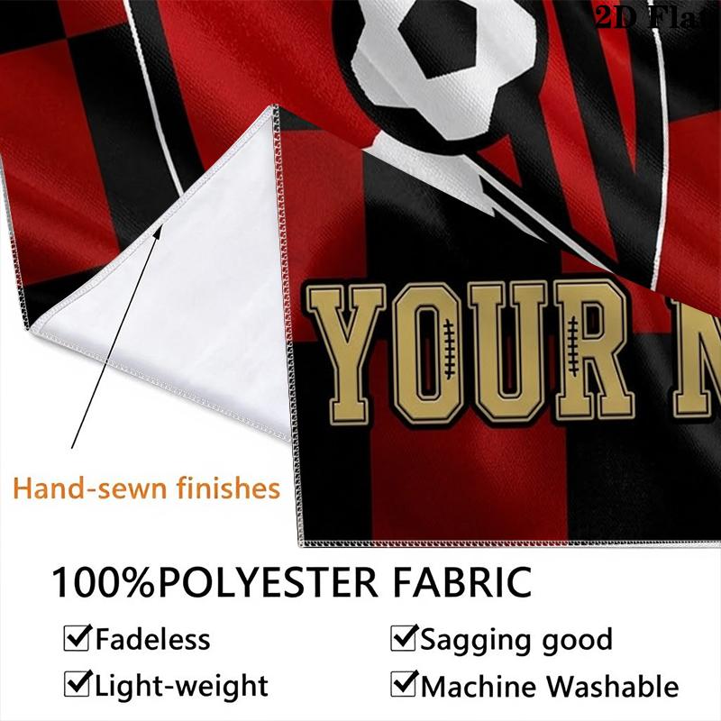 Custom Name Afc Bournemouth Wall Tapestry Aesthetic Wall Hanging Printed Fabric Blanket Decorative Tapestries for Bedroom Living Room Home Decor