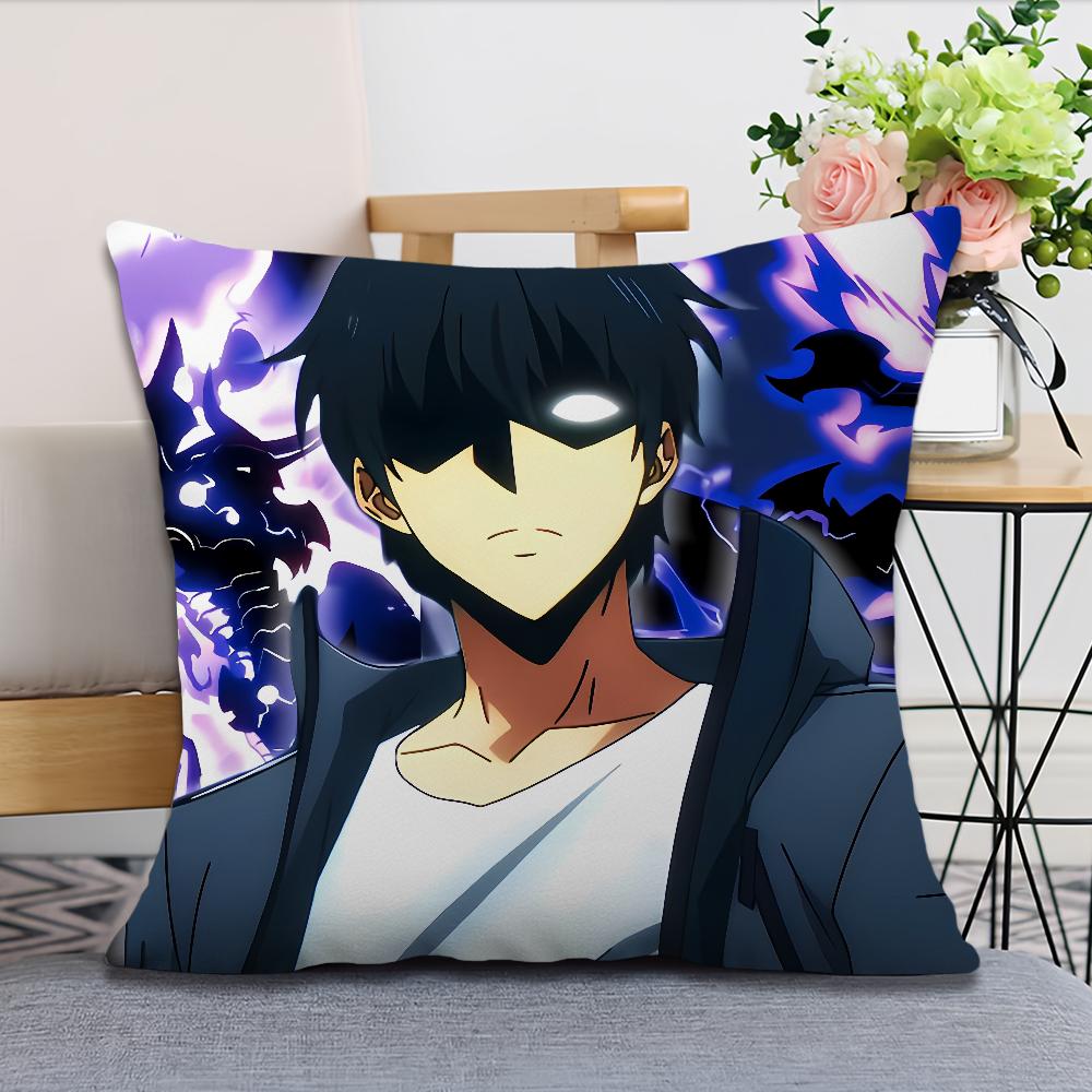blood Hot soft Season2 Comfortable Pillow Case for Sofa Living Room Home office Decor Anime and Solo Leveling Protective  Covers