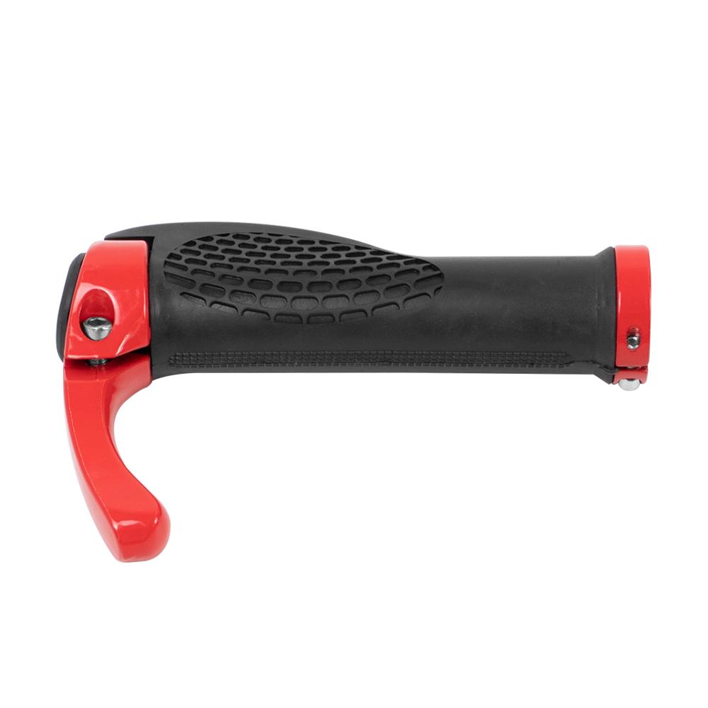 Electric Scooter Rubber Handlebar Grip Ergonomic Anti Skid Lock On Handle Cover Aluminum Alloy for Kaabo Wolf Modifited Parts