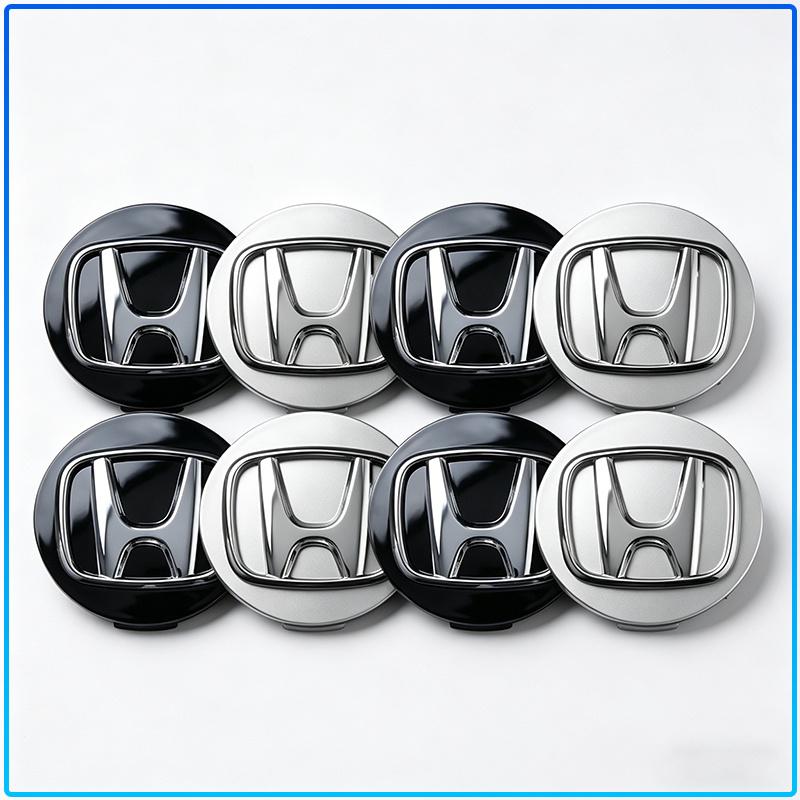 4 ks 60mm středové krytky kol pro auto, krytky nábojů, emblém Pro Honda Civci CRV Accord Mugen Prelude FIT City CRZ CRX Jazz řada D řada B H
