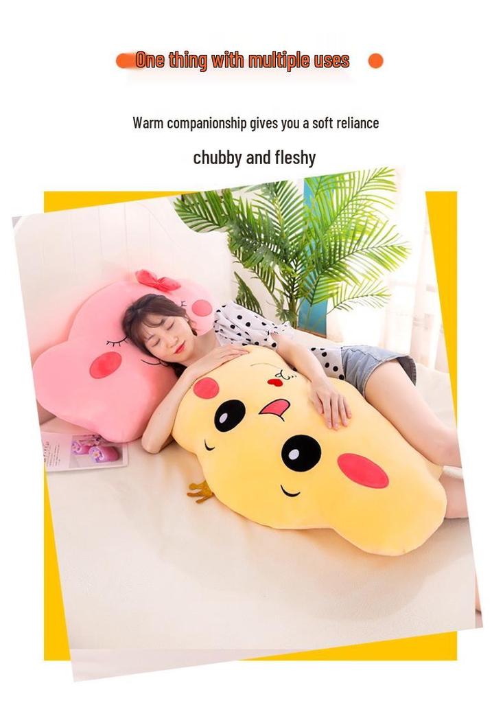 Cartoon Cloud Plush Pillow: Cute Doll for Girls, Soft Cushion for Bed