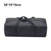 600D Oxford Cloth Storage Bag Black Carry Bag Extended Handle Outdoor