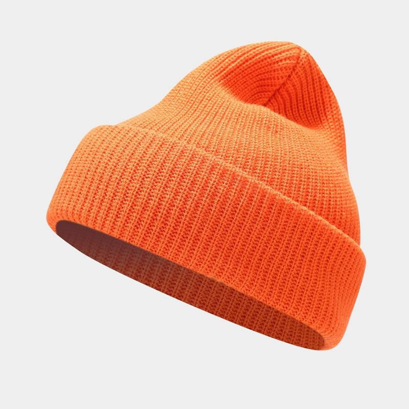 New Hats Men's and Women's Trend Autumn and Winter Outdoor Trend Simple Wool Knitted Hat Student Leisure Stacking Hat