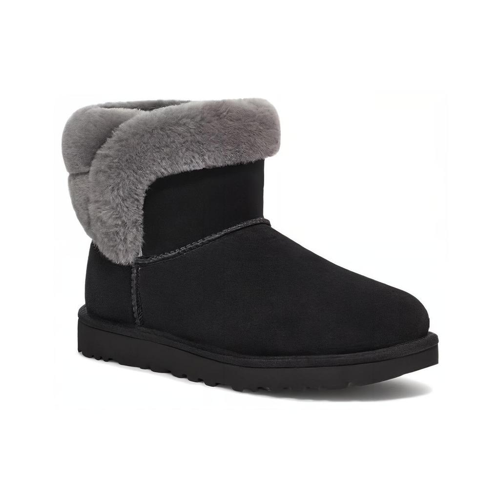 UGG Saniya Mini Suede Classic Boot 'Black' Women's 1153512-BLK