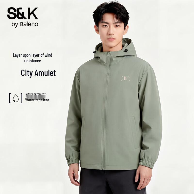 

Baleno Men s S&K Series Hooded Windbreaker Jacket L