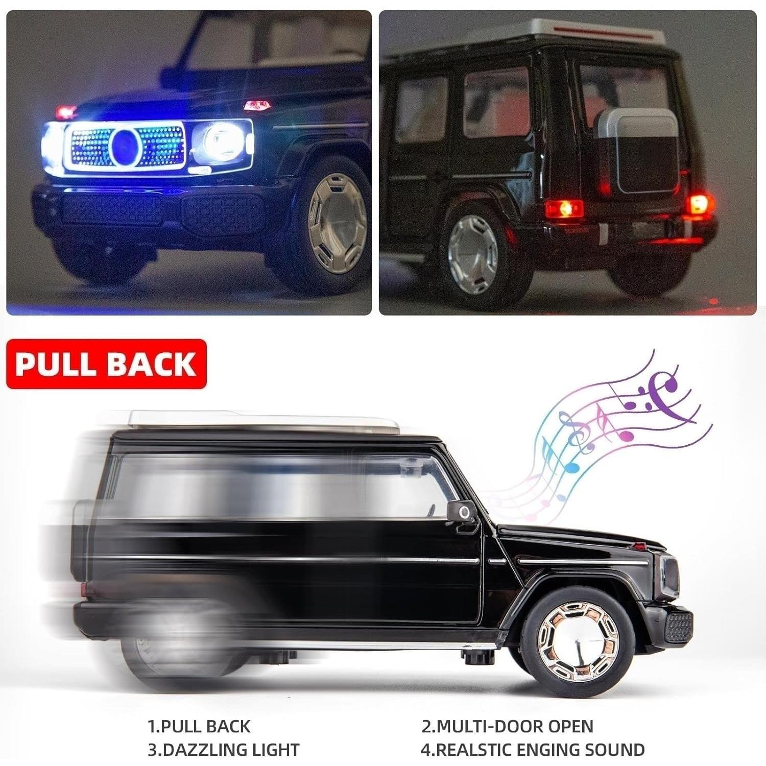 1/24 масштаб Benz EQG SUV модель автомобиля электромобиль — фото 2