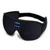 Schwarze 3D-Augenmaske mit Bluetooth 5.0 Drahtlos-Kopfhörern und Augenmaske aus Memory-Schaum zum Schutz der Augen