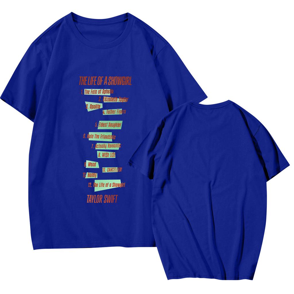 Women's Casual Printed T-Shirt Round Neck Pullover Short Sleeve Top