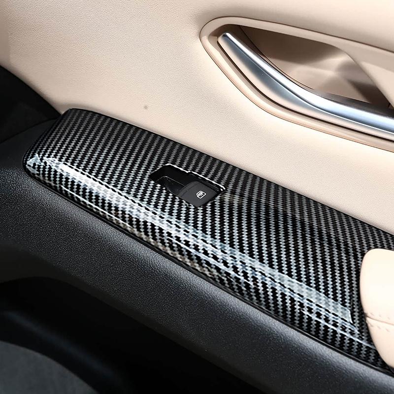 Car Styling Window Glass Lifting Buttons Frame Decoration Cover Trim For BYD Song Pro 2025 LHD Interior Accessories